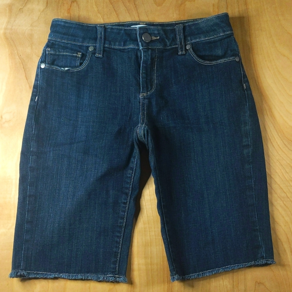 PAIGE Denim Bermuda Shorts